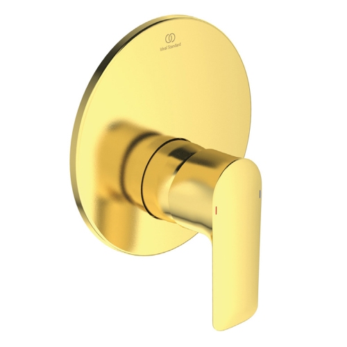Immagine di Ideal Standard CONNECT AIR miscelatore ad incasso per doccia, finitura brushed gold A7036A2