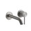 Immagine di Gessi 316 FLESSA miscelatore lavabo a parete P.15.6 cm, senza scarico, finitura steel brushed 54083#239