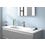 Immagine di Ideal Standard TESI lavabo top L.100 cm monoforo, con troppopieno, colore bianco T350801