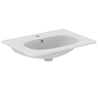 Immagine di Ideal Standard TESI lavabo top L.60 cm monoforo, con troppopieno, colore bianco T351001