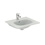 Immagine di Ideal Standard TESI lavabo top L.50 P.45 cm monoforo, con troppopieno, colore bianco T004301