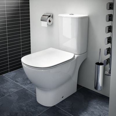 Immagine di Ideal Standard TESI vaso per cassetta AquaBlade® con sedile a chiusura rallentata, colore bianco T356601