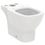 Immagine di Ideal Standard TESI vaso per cassetta AquaBlade® senza sedile, colore bianco seta seta finitura opaco T0087V1