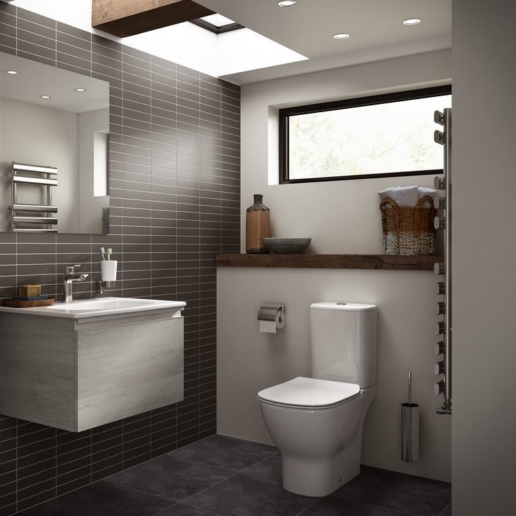 Immagine di Ideal Standard TESI vaso per cassetta AquaBlade® senza sedile, colore bianco seta seta finitura opaco T0087V1