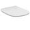 Immagine di Ideal Standard TESI sedile slim senza chiusura rallentata per vasi Tesi, colore bianco T352801