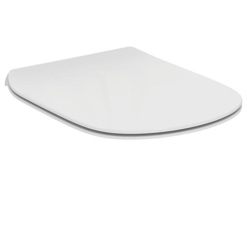 Immagine di Ideal Standard TESI sedile slim senza chiusura rallentata per vasi Tesi, colore bianco T352801