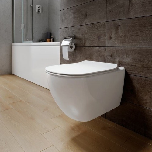 Immagine di Ideal Standard TESI sedile slim senza chiusura rallentata per vasi Tesi, colore bianco T352801