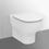 Immagine di Ideal Standard TESI vaso a pavimento AquaBlade® universale filo parete, con sedile slim con chiusura rallentata, colore bianco seta finitura opaco T3536V1
