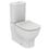 Immagine di Ideal Standard TESI cassetta con batteria double flush, colore bianco seta finitura opaco T3568V1