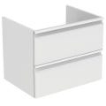 Immagine di Ideal Standard TESI mobile sottolavabo L.60 P.44 cm, con 2 cassetti, colore bianco finitura lucido T0050OV