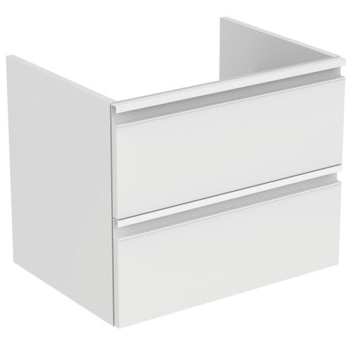 Immagine di Ideal Standard TESI mobile sottolavabo L.60 P.44 cm, con 2 cassetti, colore bianco finitura lucido T0050OV