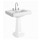 Pozzi Ginori Montebianco lavabo 73 monoforo, bianco 07024000