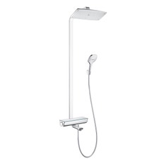 Immagine di Hansgrohe RAINDANCE E showerpipe 360, 1 jet, con termostatico vasca, finitura cromo 27113000