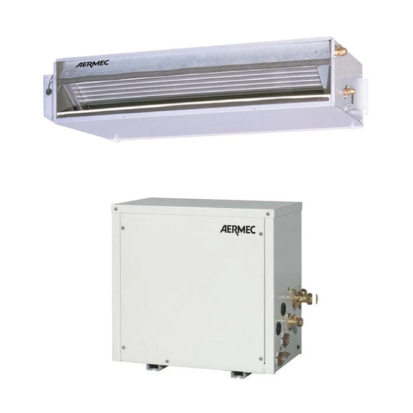 Immagine di Aermec CWX Climatizzatore canalizzabile monosplit inverter SOLO raffreddamento | unità esterna 5.25 kW unità interna 18000 BTU CWX500+EXC183