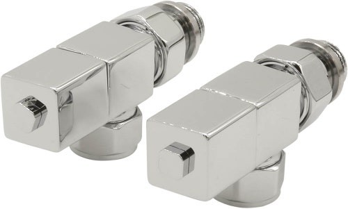 Immagine di Irsap Kit valvola manuale detentore a squadro, reverse sezione quadrata, cromo, attacco rame/multistrato 1/2" VALKITQUAD50