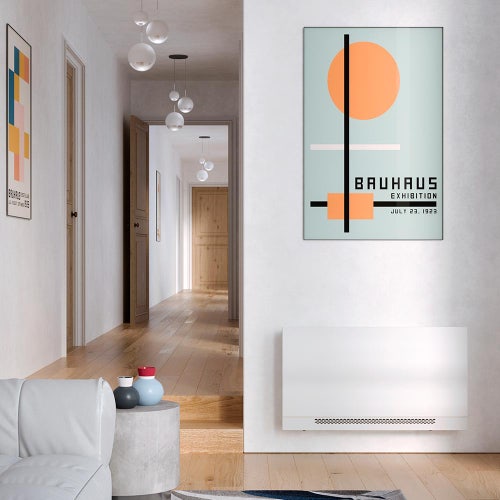Immagine di Sabiana Carisma WHISPER CFF-ECM-MV-CB-T 20 Ventilconvettore residenziale senza valvole con mobile, con comando CB-Touch e unità di potenza UP-Touch (attacchi sinistri) 0071062