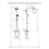Immagine di Hansgrohe CROMA showerpipe 220 1 jet, con miscelatore monocomando, finitura cromo 27222000