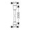 Immagine di Hansgrohe ISIFLEX flessibile doccia 200 cm, finitura cromo 28274000