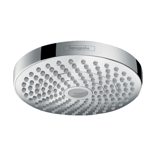 Immagine di Hansgrohe CROMA SELECT S soffione doccia 180 2 jet, EcoSmart 9 l/min, finitura cromo 26523000