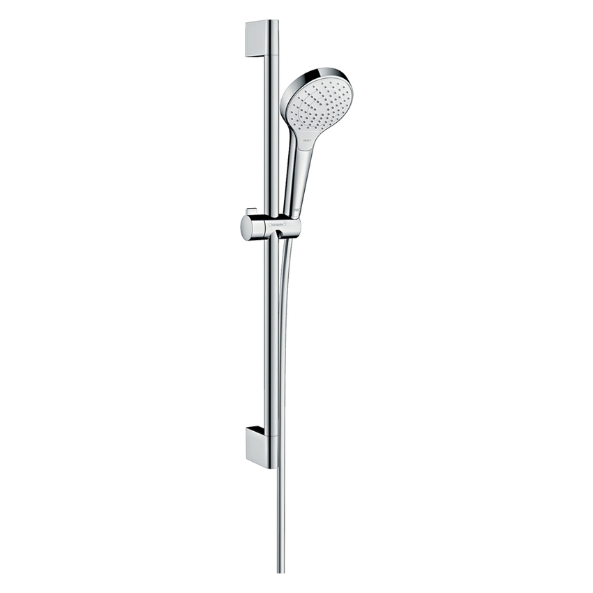 Immagine di Hansgrohe CROMA SELECT S set doccia Vario con asta doccia 65 cm, finitura cromo e bianco 26562400