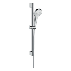 Immagine di Hansgrohe CROMA SELECT S set doccia 1 jet con asta doccia 65 cm, finitura cromo e bianco 26564400