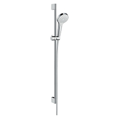 Immagine di Hansgrohe CROMA SELECT S set doccia Vario con asta doccia 90 cm, finitura cromo e bianco 26572400