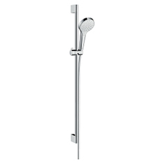 Immagine di Hansgrohe CROMA SELECT S set doccia 1 jet con asta doccia 90 cm, finitura cromo e bianco 26574400