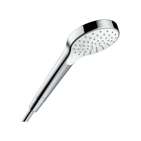 Immagine di Hansgrohe CROMA SELECT S doccetta 1 jet EcoSmart 9 l/min, finitura cromo e bianco 26805400