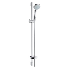 Immagine di Hansgrohe CROMA 100 set doccia Vario, con asta doccia 90 cm e portasapone, finitura cromo 27771000