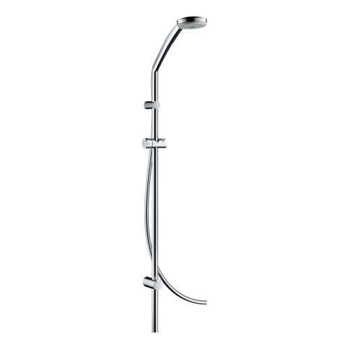 Immagine di Hansgrohe CROMA 100 set doccia Multi, con asta doccia Unica'Reno Lift 105 cm, finitura cromo 27791000