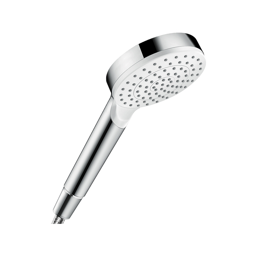 Immagine di Hansgrohe CROMETTA doccetta 1 jet Green 6 l/min, finitura cromo e bianco 26334400