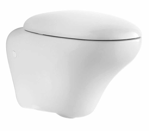 Immagine di Pozzi Ginori Egg vaso sospeso completo di sedile, bianco  51315000