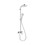 Immagine di Hansgrohe CROMETTA showerpipe 160 1 jet con miscelatore monocomando, finitura cromo e bianco 27266400
