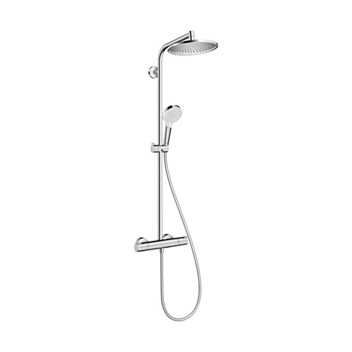 Immagine di Hansgrohe CROMETTA S showerpipe 240 1 jet con termostatico, finitura cromo 27267000