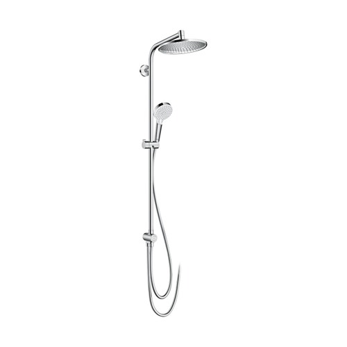 Immagine di Hansgrohe CROMETTA S showerpipe 240 1 jet, EcoSmart 9 l/min Reno, finitura cromo 27270000