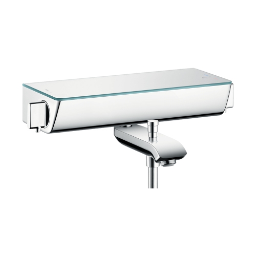 Immagine di Hansgrohe ECOSTAT SELECT miscelatore termostatico vasca esterno, finitura cromo e bianco 13141400