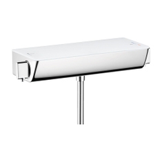 Immagine di Hansgrohe ECOSTAT SELECT miscelatore termostatico doccia esterno, finitura cromo e bianco 13161400