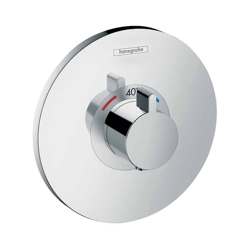 Immagine di Hansgrohe ECOSTAT S miscelatore termostatico ad incasso, finitura cromo 15755000