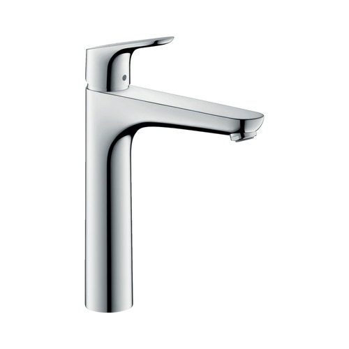 Immagine di Hansgrohe FOCUS miscelatore monocomando lavabo 190, con saltarello e scarico, finitura cromo 31608000