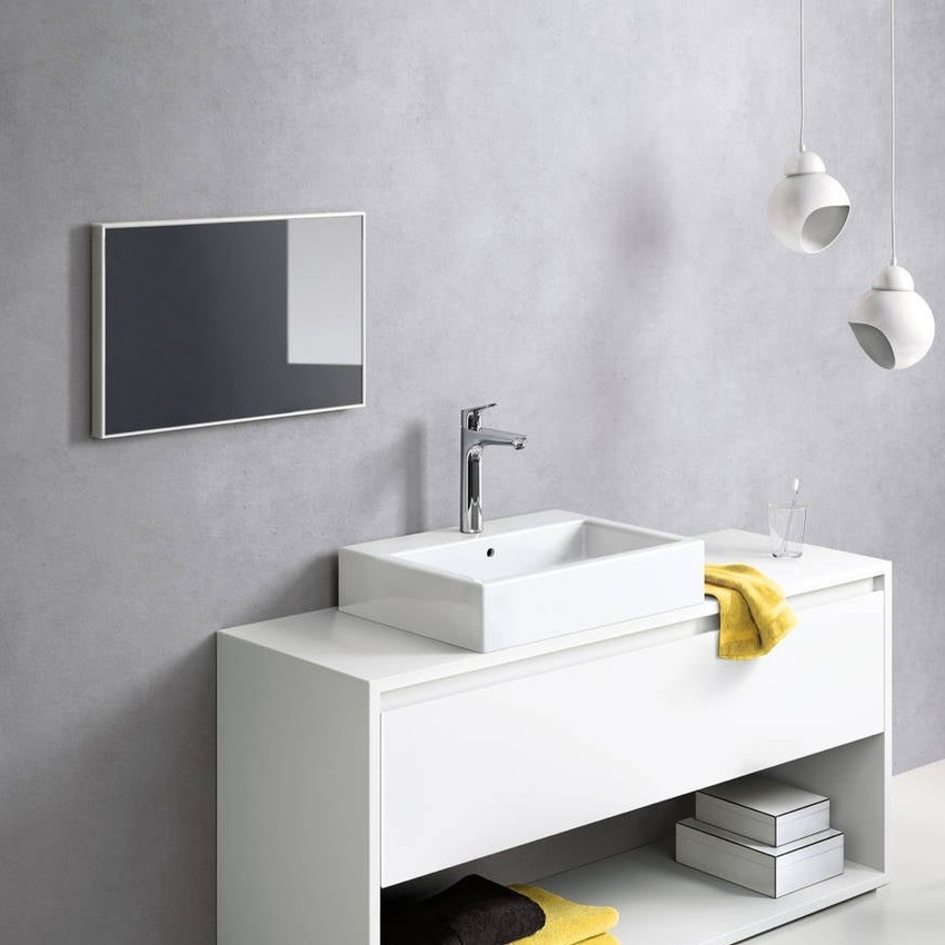 Immagine di Hansgrohe FOCUS miscelatore monocomando lavabo 190, con saltarello e scarico, finitura cromo 31608000