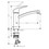 Immagine di Hansgrohe FOCUS miscelatore cucina monocomando 160, finitura cromo 31806000