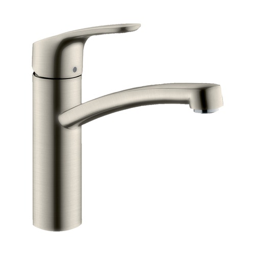 Immagine di Hansgrohe FOCUS miscelatore cucina monocomando 160, finitura acciaio inox 31806800