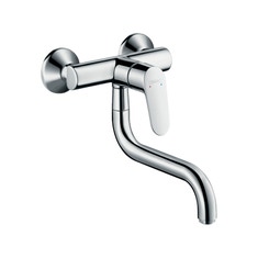 Immagine di Hansgrohe FOCUS miscelatore cucina monocomando a parete, finitura cromo 31825000