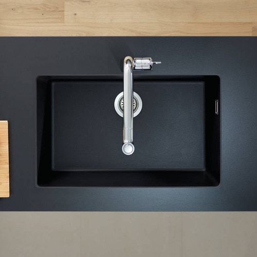 Immagine di Hansgrohe M71 miscelatore cucina monocomando H.43 cm, con bocca d'erogazione estraibile, finitura cromo 73801000