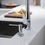 Immagine di Hansgrohe M71 miscelatore cucina monocomando H.43 cm, con bocca d'erogazione estraibile, finitura cromo 73801000