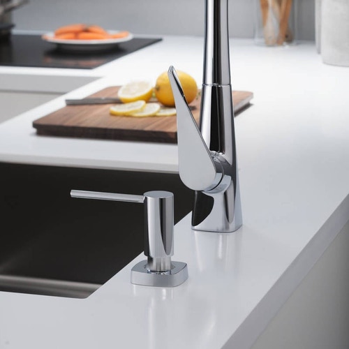 Immagine di Hansgrohe M71 miscelatore cucina monocomando H.43 cm, con bocca d'erogazione estraibile, finitura cromo 73801000