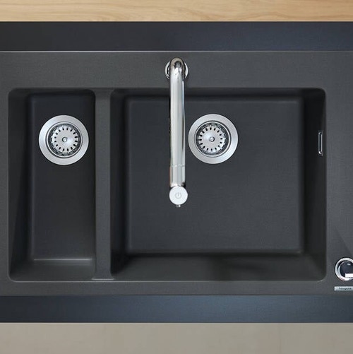 Immagine di Hansgrohe M71 miscelatore cucina monocomando a 2 fori, con bocca d'erogazione estraibile, finitura cromo 73804000