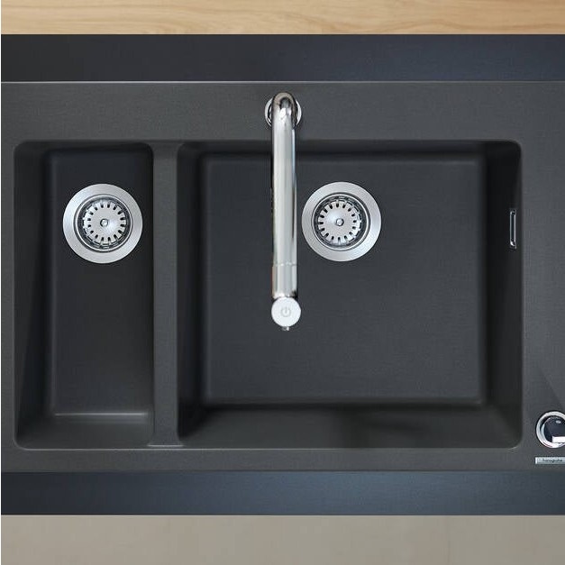 Immagine di Hansgrohe M71 miscelatore cucina monocomando a 2 fori, con bocca d'erogazione estraibile, finitura cromo 73804000