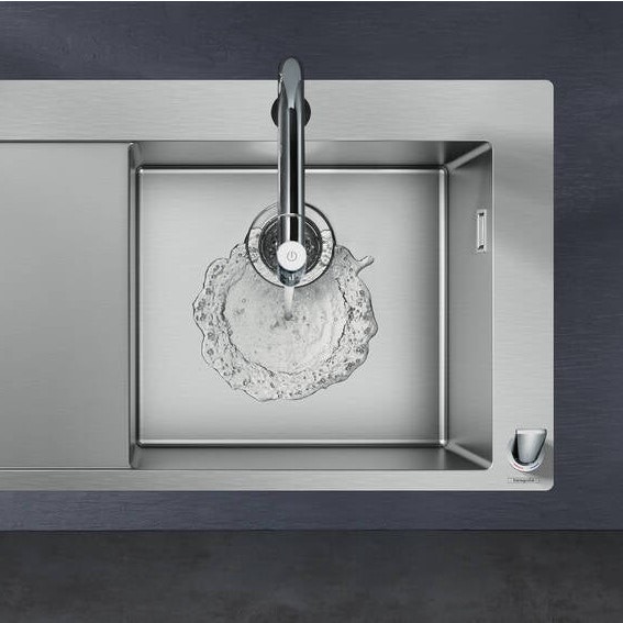 Immagine di Hansgrohe M71 miscelatore cucina monocomando a 2 fori, con bocca d'erogazione estraibile, finitura cromo 73804000