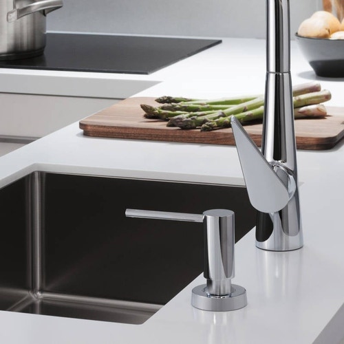 Immagine di Hansgrohe M51 miscelatore cucina monocomando H.40 cm, con bocca d'erogazione estraibile, finitura cromo 73853000
